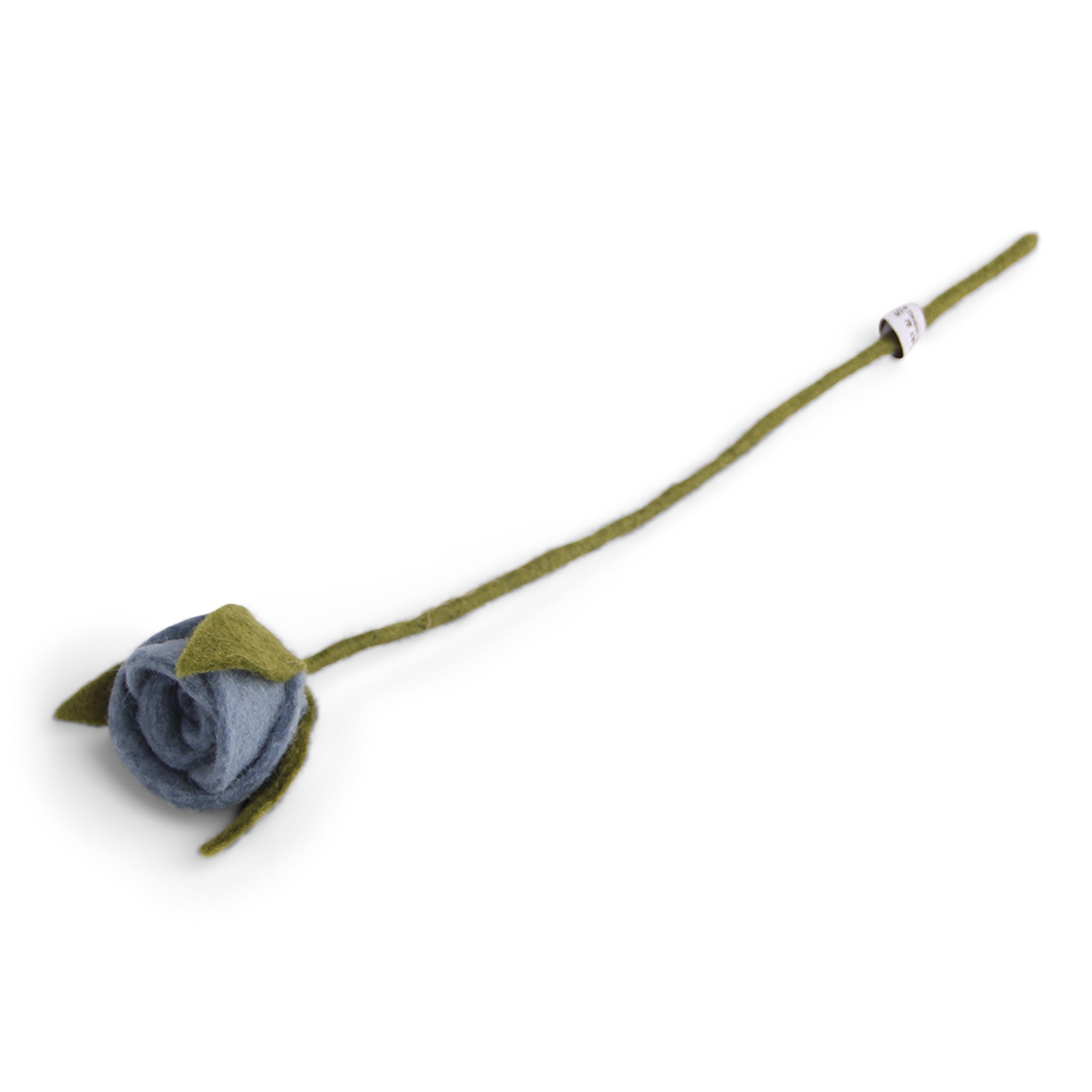 Felt Flowers - Beautiful Rose - Sea Blue